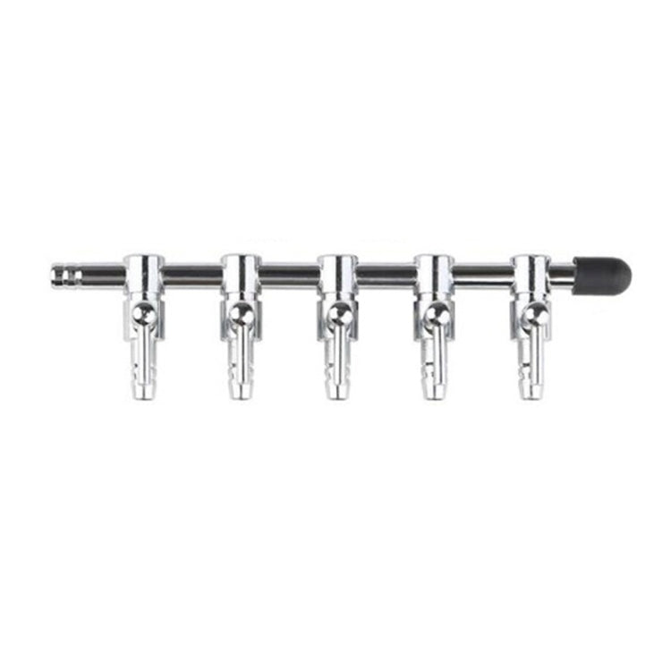 Fish Tank Oxygen Pipe Stainless Steel Distributor Oxygen Regulating Valve, One Head, Two Heads, Three Heads, Four Heads, Five Heads, Six Heads, Eight Heads, Ten Heads