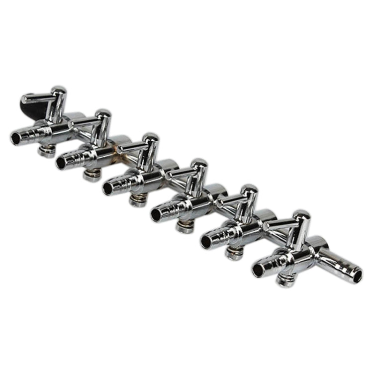 Fish Tank Oxygen Pipe Stainless Steel Distributor Oxygen Regulating Valve, One Head, Two Heads, Three Heads, Four Heads, Five Heads, Six Heads, Eight Heads, Ten Heads