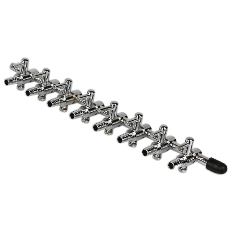 Fish Tank Oxygen Pipe Stainless Steel Distributor Oxygen Regulating Valve, One Head, Two Heads, Three Heads, Four Heads, Five Heads, Six Heads, Eight Heads, Ten Heads