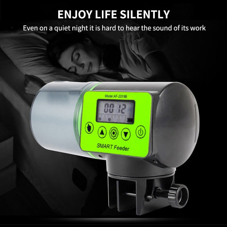 AquaBlue Fish Tank Intelligent Timing Automatic Feeder Aquarium Goldfish Feeder Large Capacity Fish Feeder,Model:, AF-2019B English Version