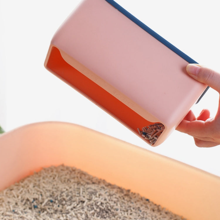 Metal Wooden Handle Cat Litter Remove Pet Cleaning Tool, Specification, Cat Litter Shovel, Base (Random Color Delivery)