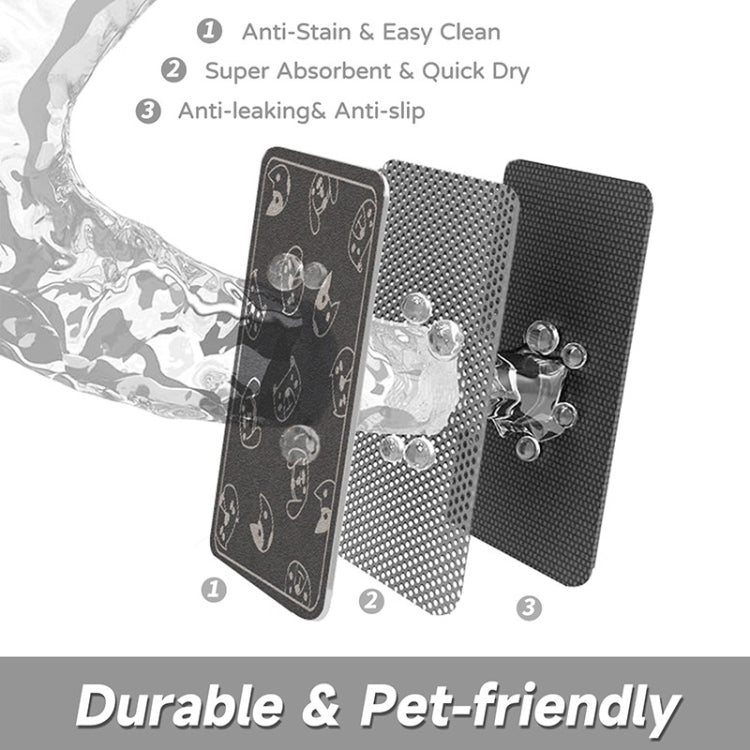Pet Floor Mat Anti-Tear And Bite Absorbent Feeding Mat Sleeping Anti-Slip Dog Nest Pad