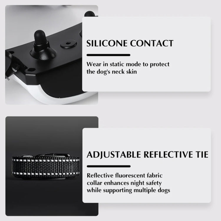 Pet Electronic Fence Wireless Stop Barker Outdoor Dog Collar Remote Control Dog Trainer, 1 Drag 1, 1 Drag 2, 1 Drag 3