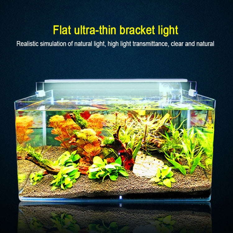 XY-15N/K Aquarium Glass Fish Tank LED Aquatic Bracket Lamp, US Plug