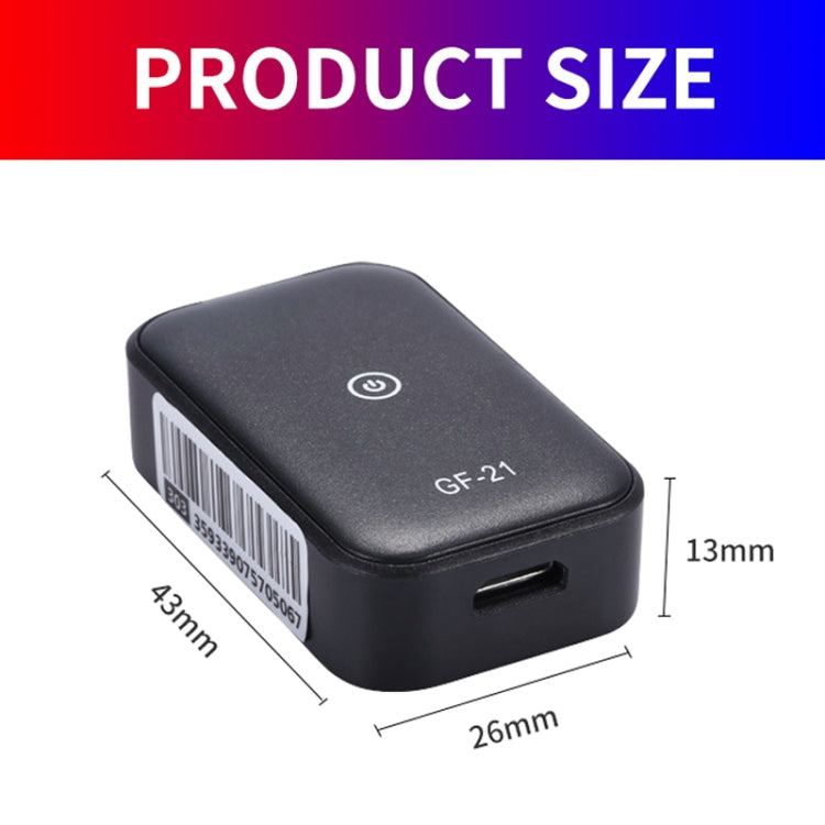 2G Car / Pet GPS Tracker GPS+LBS+WiFi Locator, GF21