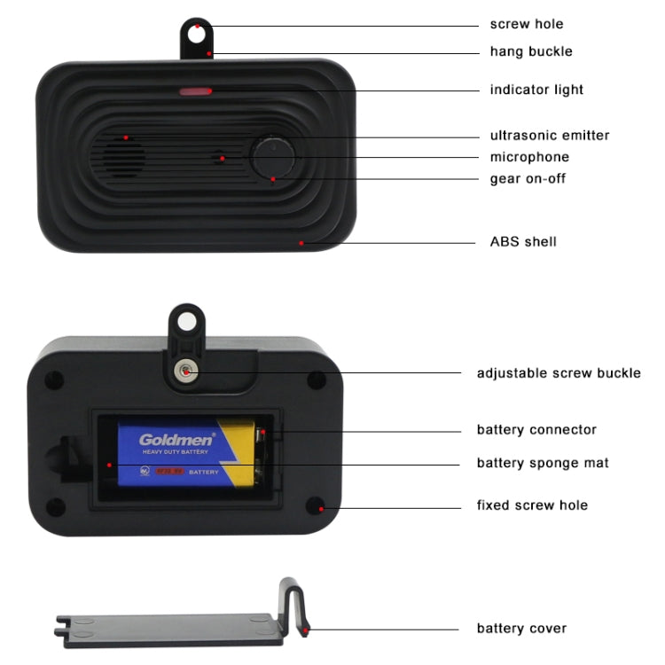 RC-311 Home Ultrasonic Pet Stop Barking Device