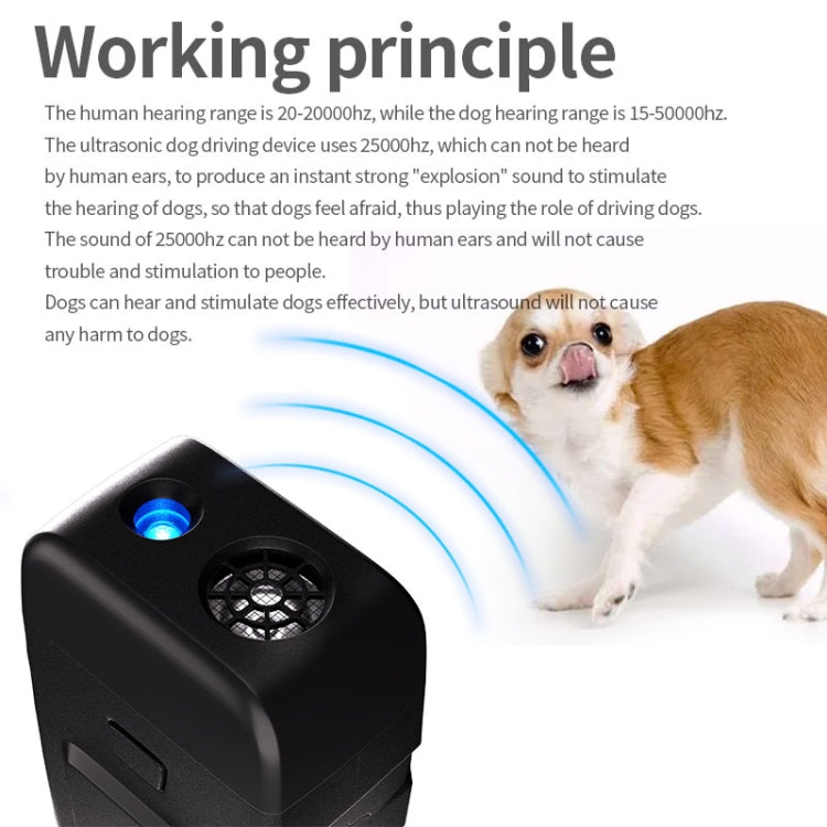 Rechargeable Ultrasonic Bark Stopper Automatic Identification of Sonic Dog Trainer