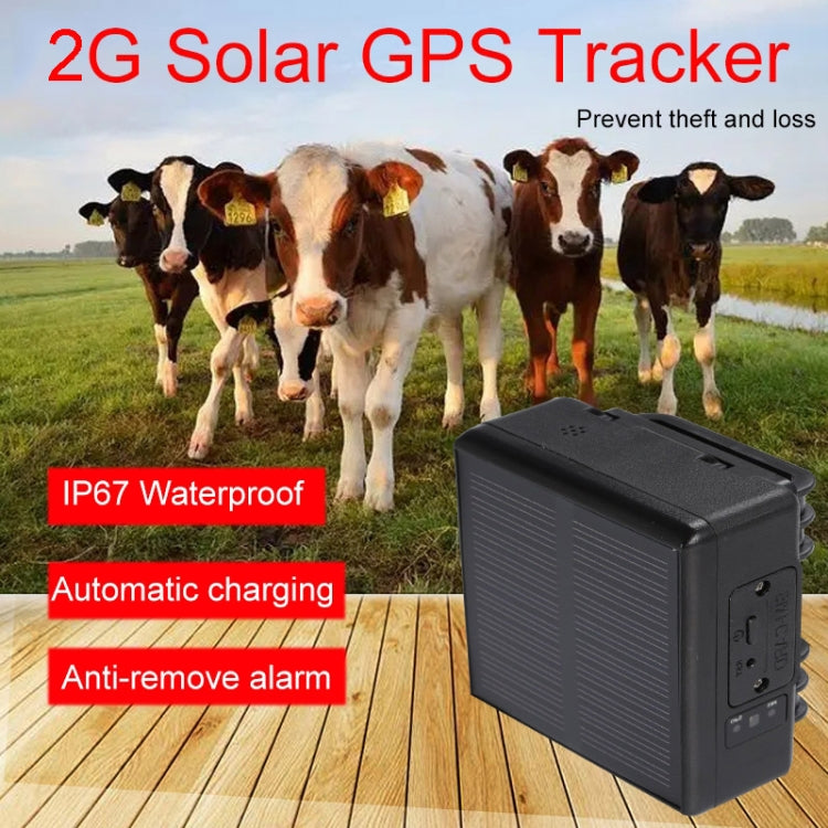 RF-V24 4G Solar GPS Tracking Locator Livestock Tracker, with 2G Memory, with 4G Memory