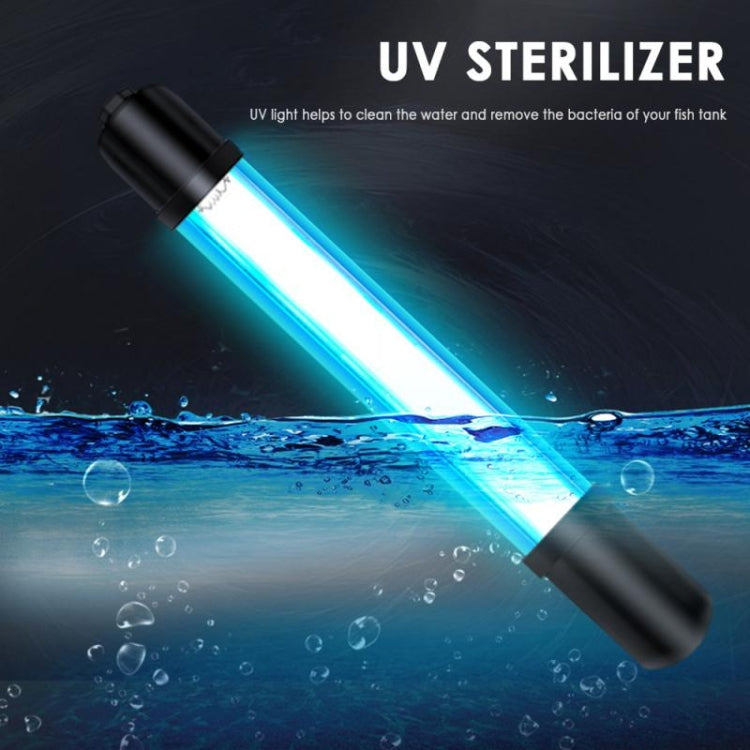 220V 7W UV Ultraviolet Algae Disinfection Fish Tank Lamp, EU Plug