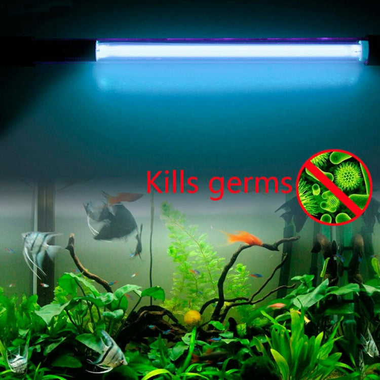 220V 11W UV Ultraviolet Algae Disinfection Fish Tank Lamp, EU Plug, 11W EU Plug