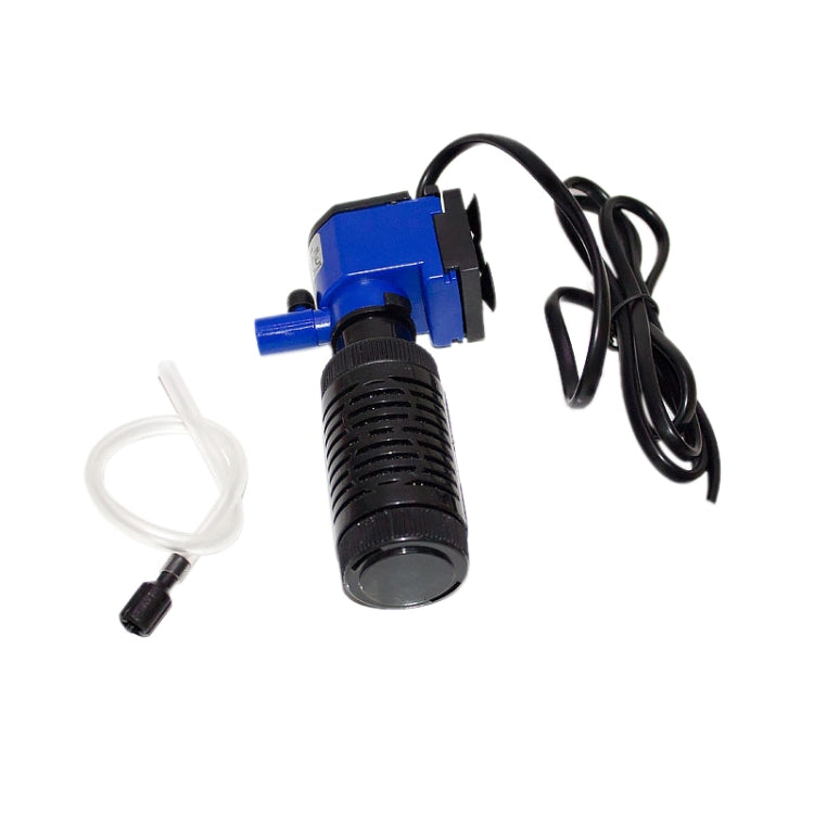 ZY-M2 4W 400L/H Multi-function Submersible Aquarium Water Pump Circulation Pump Fish Tank Internal Air Filter, EU Plug, ZY-M2