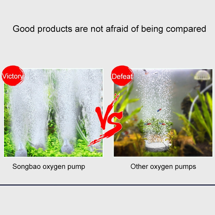 SOBO SB-988 12W 4 Outlets Adjustable Flow Silent Aquarium Air Pump Fish Tank Oxygen Air Pump