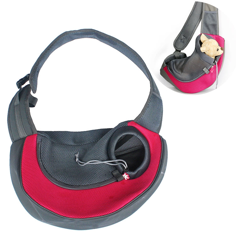 Dog and Cat Sling Carrier Hands Free Reversible Pet Papoose Bag, Size：Small