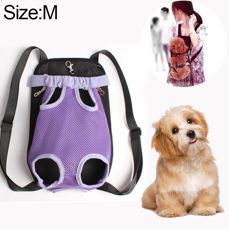 Front Pet Carrier Dog Backpack Bag, Size：L, Size：L