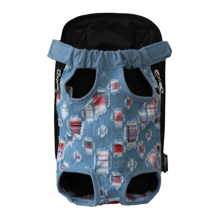 Front Pet Carrier Dog Backpack Bag, Size：L