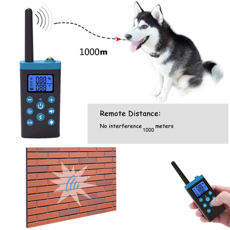 Automatic Anti Barking Collar Pet Training Control System + Electric Shock PU Leather Collar for Dogs