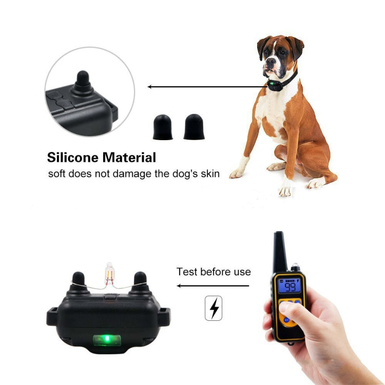 880-2 800 Yards Rechargeable Remote Control Collar Dog Training Device Anti Barking Device