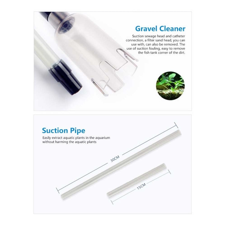 Electric Multi-functional Length Adjustable Fish Tank Cleaning Water Filter