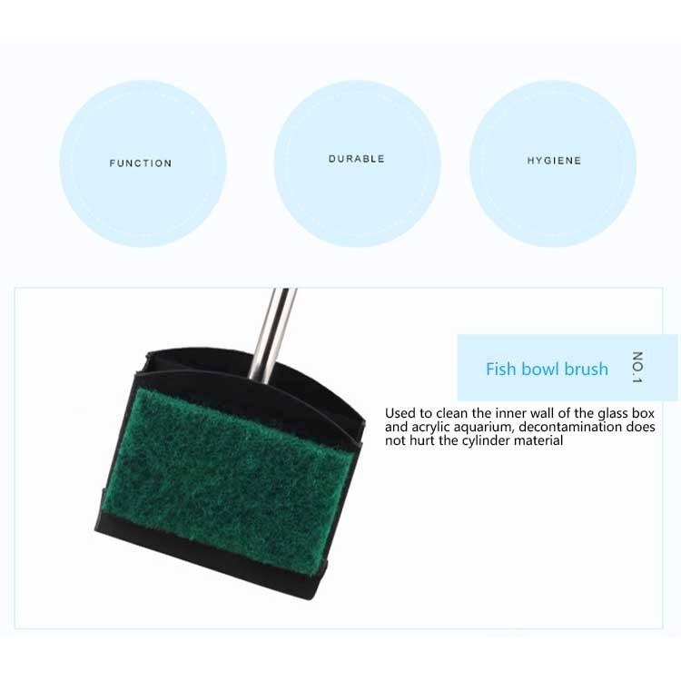 36cm 3 in 1 Multi-functional Fish Tank Cleaning Brush