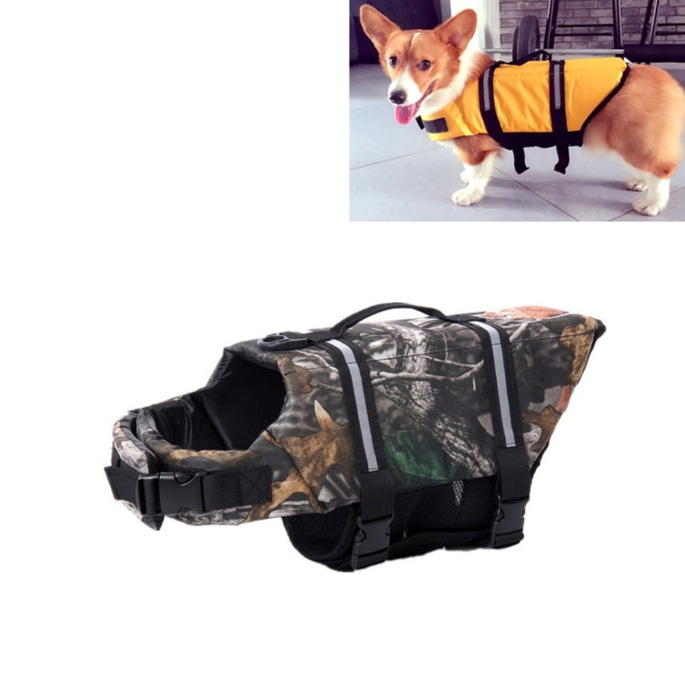 Pet Saver Dog Reflective Stripes Life Vest Jacket for Swimming Boating Surfing, Size: XS