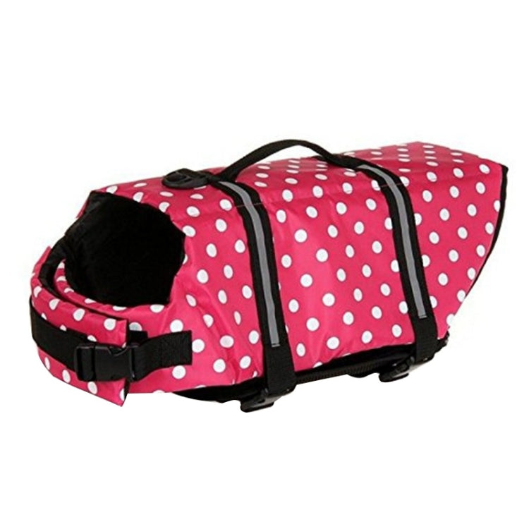 Pet Saver Dog Reflective Stripes Life Vest Jacket for Swimming Boating Surfing, Size: S