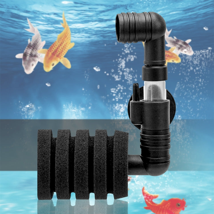 Wall-mounted Aquarium Mini Double Head Pneumatic Mute Biochemical Cotton Filter