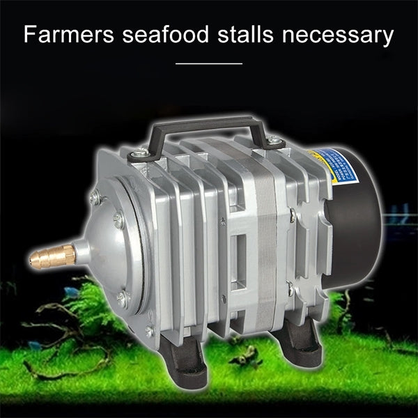 ACO-012A 390W 158L/Min Electromagnetic Air Pump Compressor Seafood Fish Tank Increase Oxygen Air Flow Spliter, US Plug