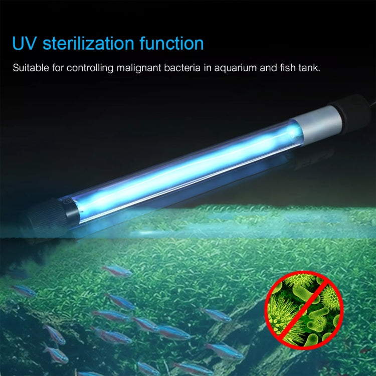 UV-003 3W Ultraviolet Germicidal Lamp Disinfection Light for Aquarium, EU Plug