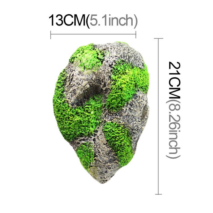 Aquarium Decoration Floating Pumice Suspended Stone Artificial Fish Tank Acuarios Moss Flying Rock Aquatic Ornament Landscape, Large Size: 13.0 x 21.0cm