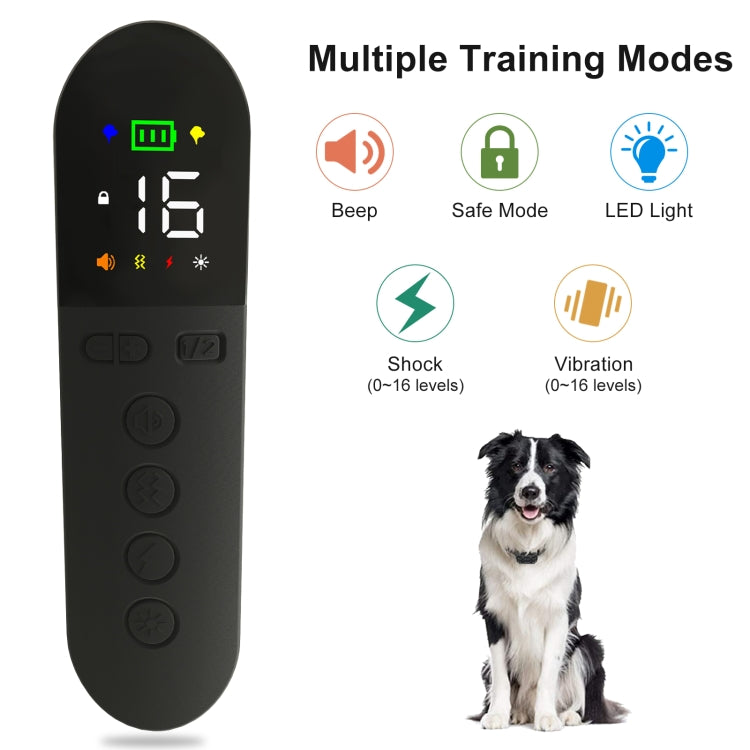 T15 Pet Training Electronic Collar Waterproof Vibration Shock Dog Trainer