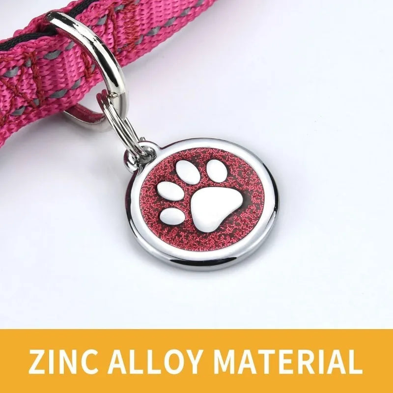 Custom Engraved Pet ID Tags - Personalized Anti-Lost Collars