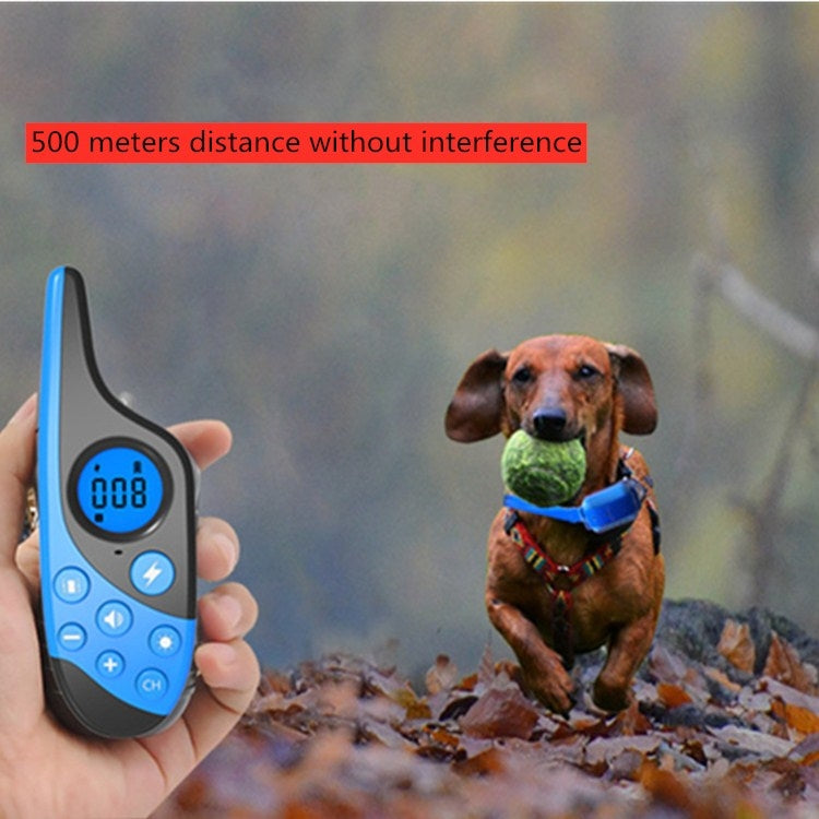 500m Charging Remote Control Dog Training Device Pet Bark Stopper