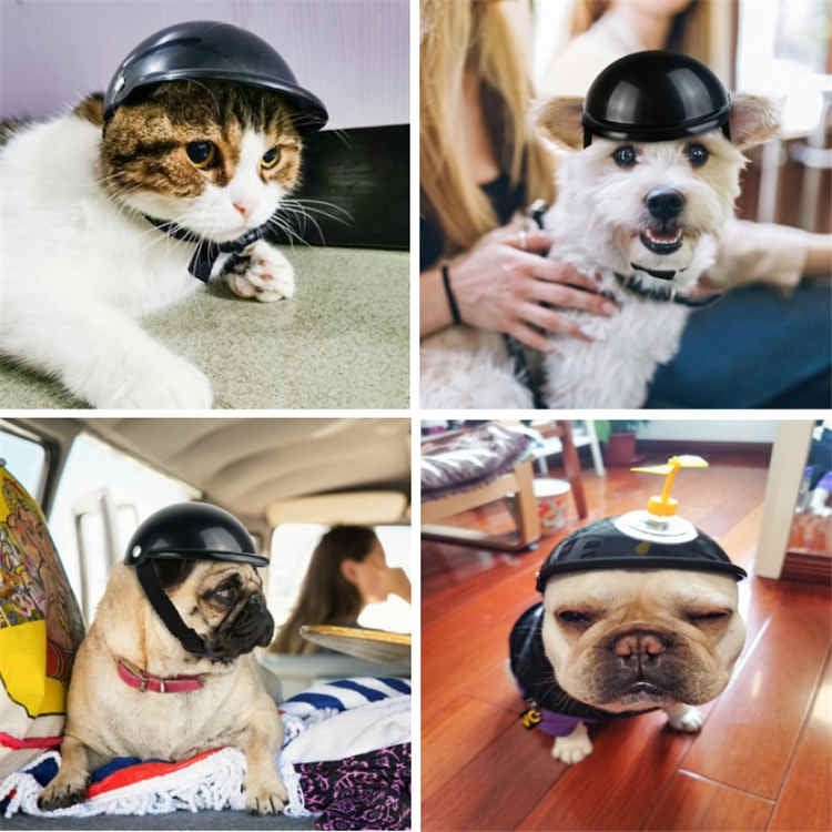 Pet Helmet Locomotive Lelmet Dog Cat Accessories