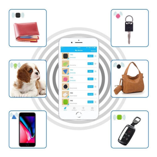 Pet Child Wallet Alarm Key Finder Mini Tag Smart Tracker Bluetooth GPS Locator Alarm Auto Car Pets Kids Motorcycle Trackers