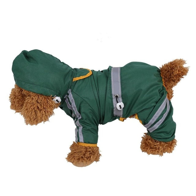 Waterproof Jacket Clothes Fashion Pet Raincoat Puppy Dog Cat Hoodie Raincoat