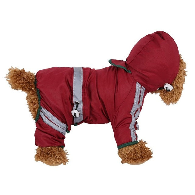 Waterproof Jacket Clothes Fashion Pet Raincoat Puppy Dog Cat Hoodie Raincoat