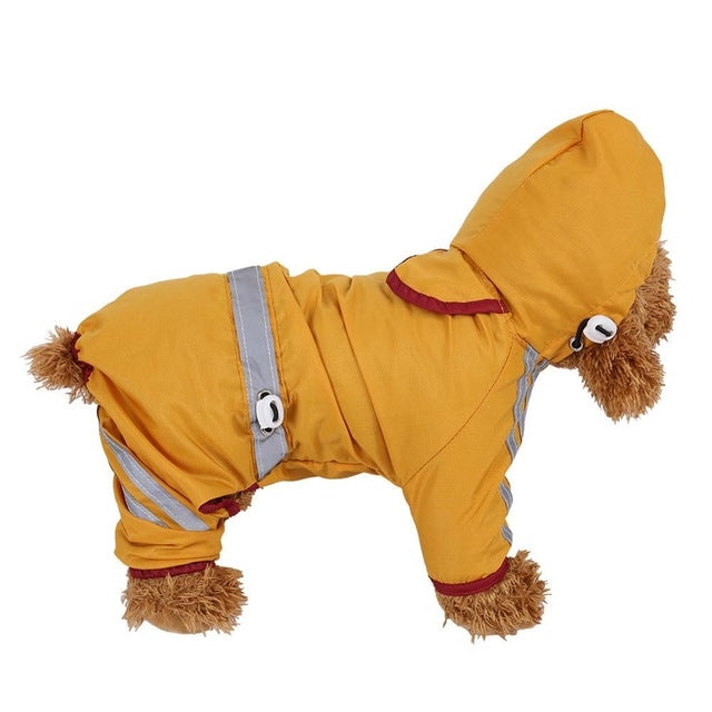 Waterproof Jacket Clothes Fashion Pet Raincoat Puppy Dog Cat Hoodie Raincoat