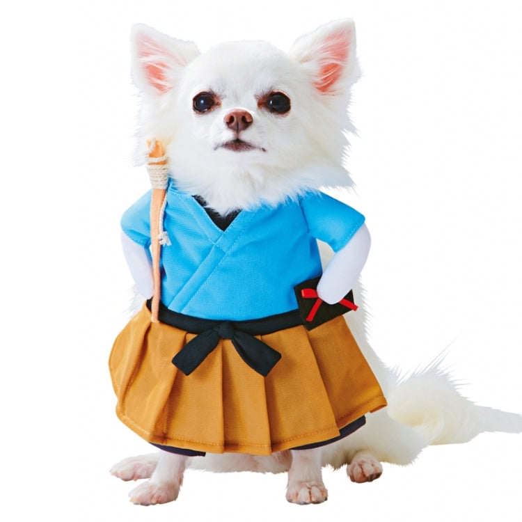 Funny Cat Dog Costume Uniform Suit Cat Clothes Costume Puppy Clothes Dressing Up Suit Party Clothing for Cat Cosplay Clothes