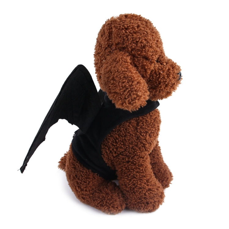 Creative Cat Dog Halloween Bat Wings Funny Props Pet Clothes, S, M, L