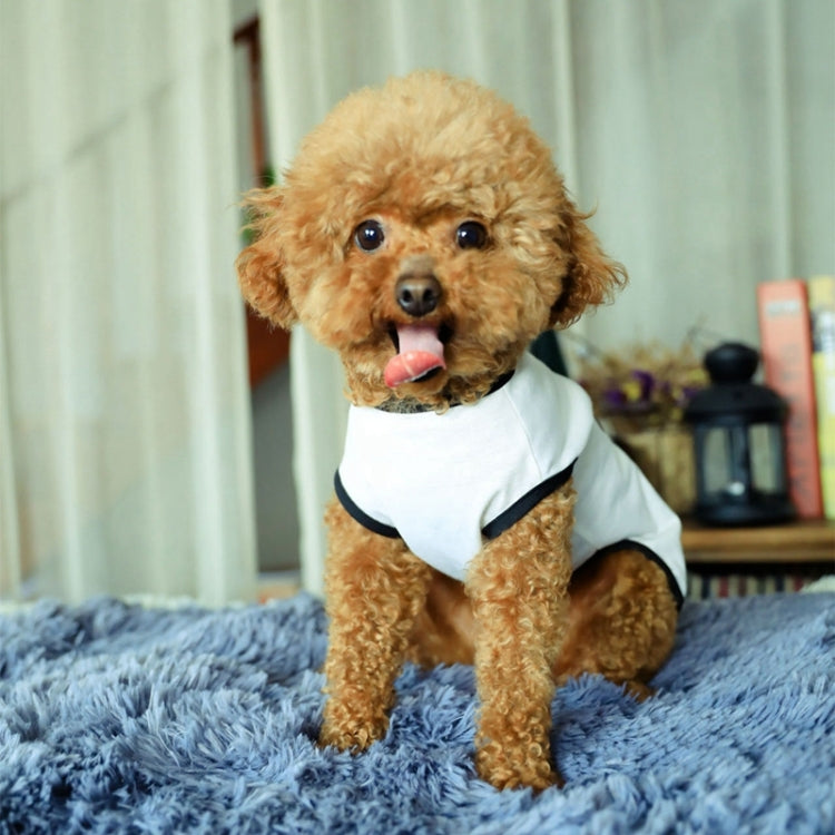 Pet Clothes Dog Love Pattern Vest Dog Clothes