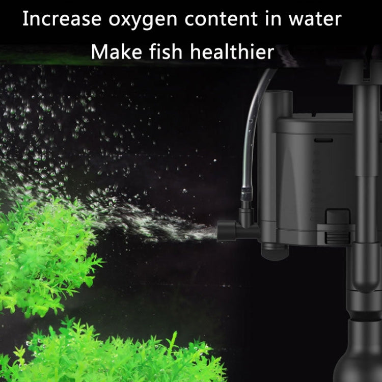 Multifunctional Fish Tank Filter Oxygenation Silent Pump, CN Plug