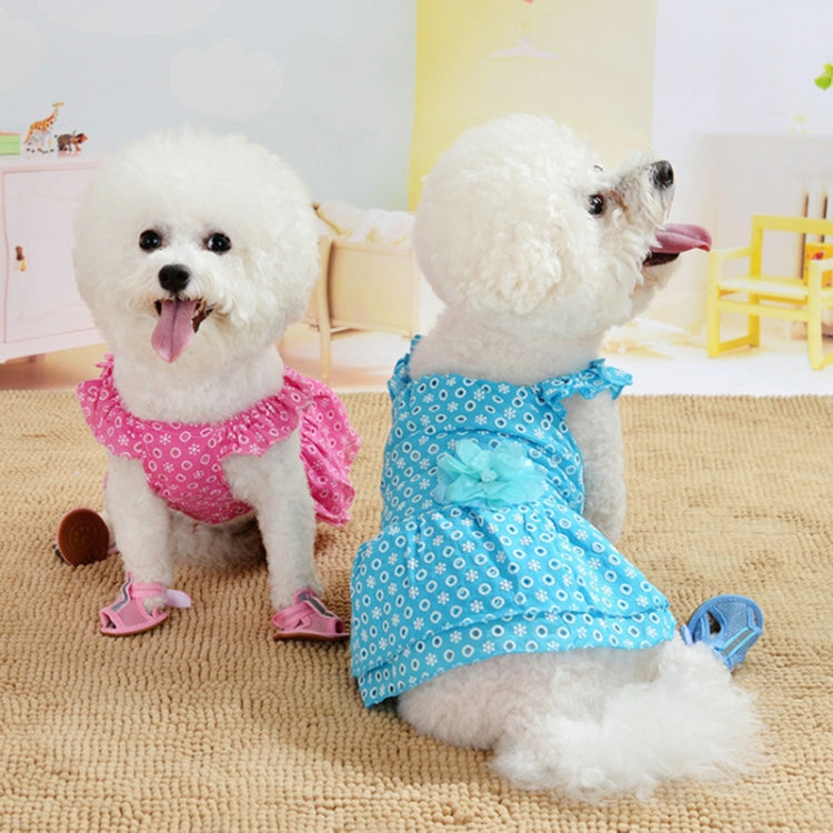 Dog Spring and Summer Thin Lace Princess Dress Small Pet Clothing, XS, S, M, L, XL