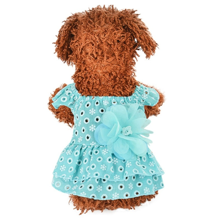 Dog Spring and Summer Thin Lace Princess Dress Small Pet Clothing