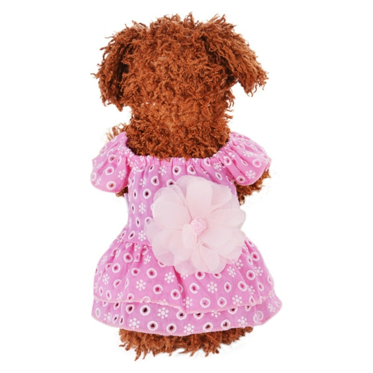 Dog Spring and Summer Thin Lace Princess Dress Small Pet Clothing