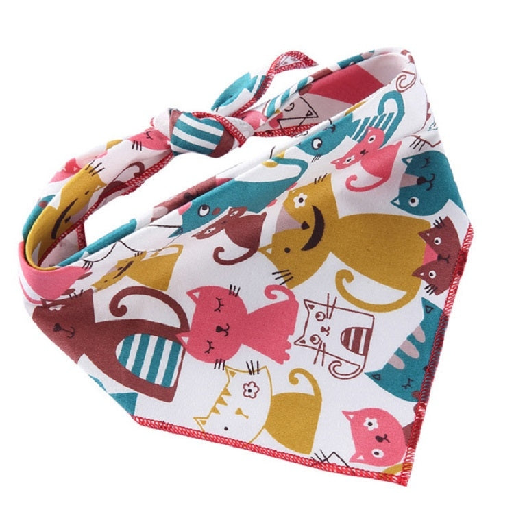 Cotton Cartoon Print Pet Saliva Towel