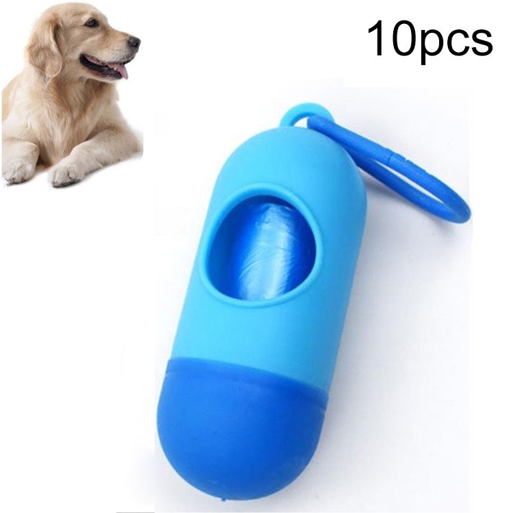 10pcs Portable Pet Cleaning Supplies Pill Trash Boxes Dog Toilets