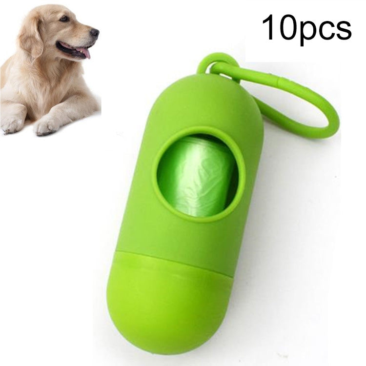 10pcs Portable Pet Cleaning Supplies Pill Trash Boxes Dog Toilets