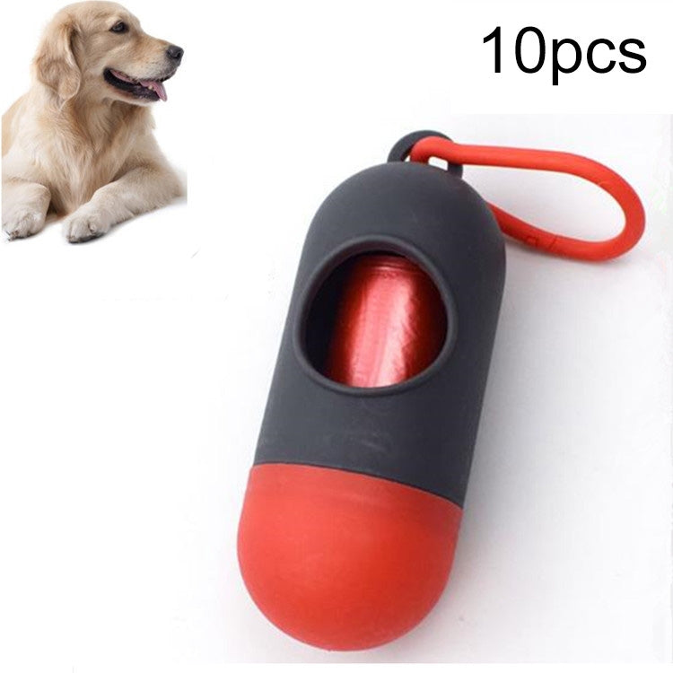 10pcs Portable Pet Cleaning Supplies Pill Trash Boxes Dog Toilets