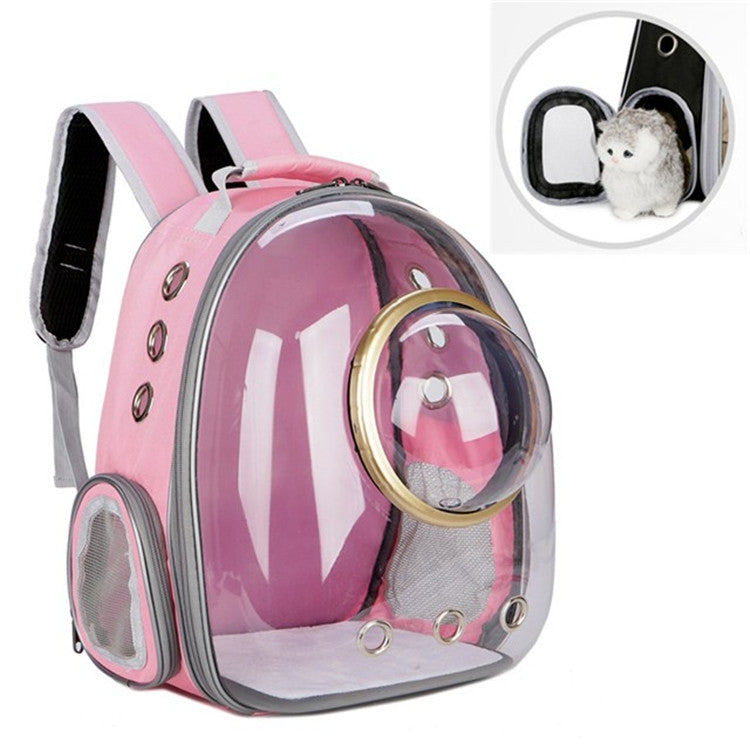 Space Capsule Pet Bag Panoramic Transparent Cat Go Out Portable Breathable Backpack