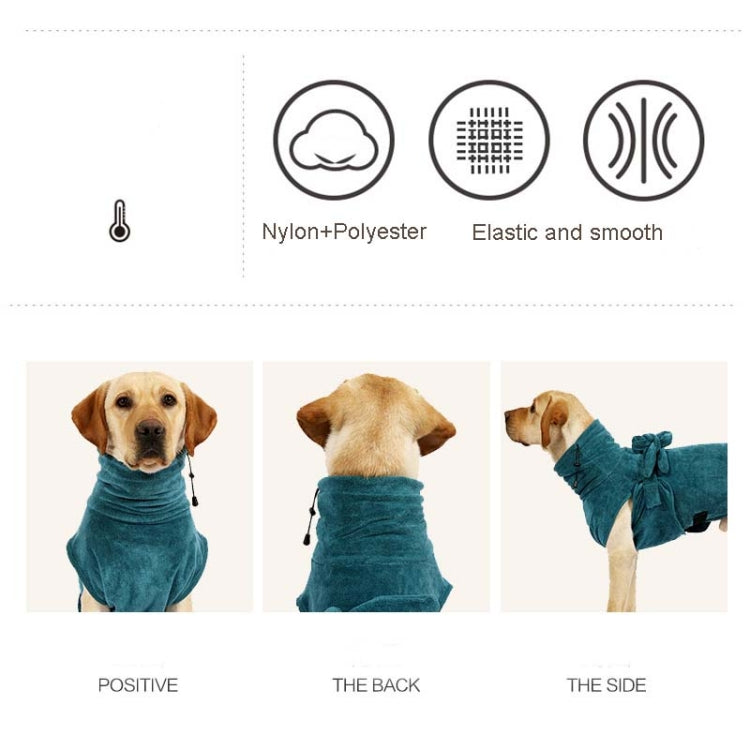 Pet Dog Bathrobe Bath Towel Strong Absorbent Bath Quick-drying Clothes